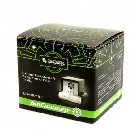 Отпугиватель птиц «Экоснайпер LS-987BF» Отпугиватель птиц «Экоснайпер LS-987BF»
